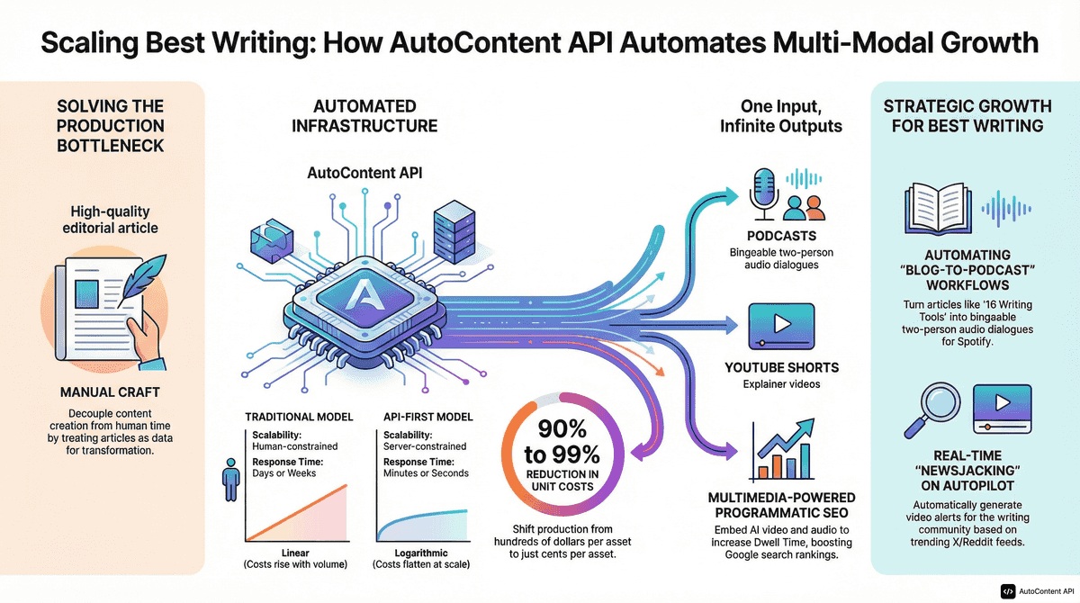 AutoContent API infographic for https://bestwriting.com/