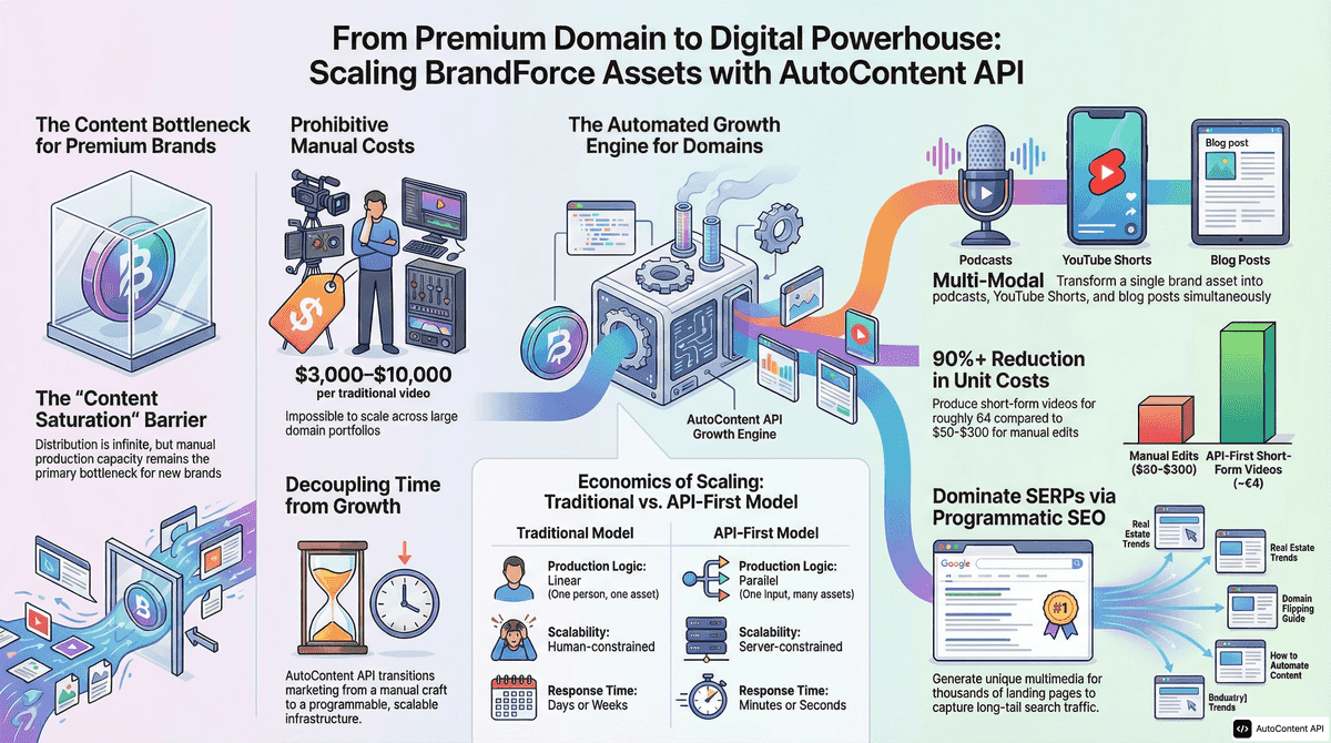 AutoContent API infographic for https://brandforce.com/