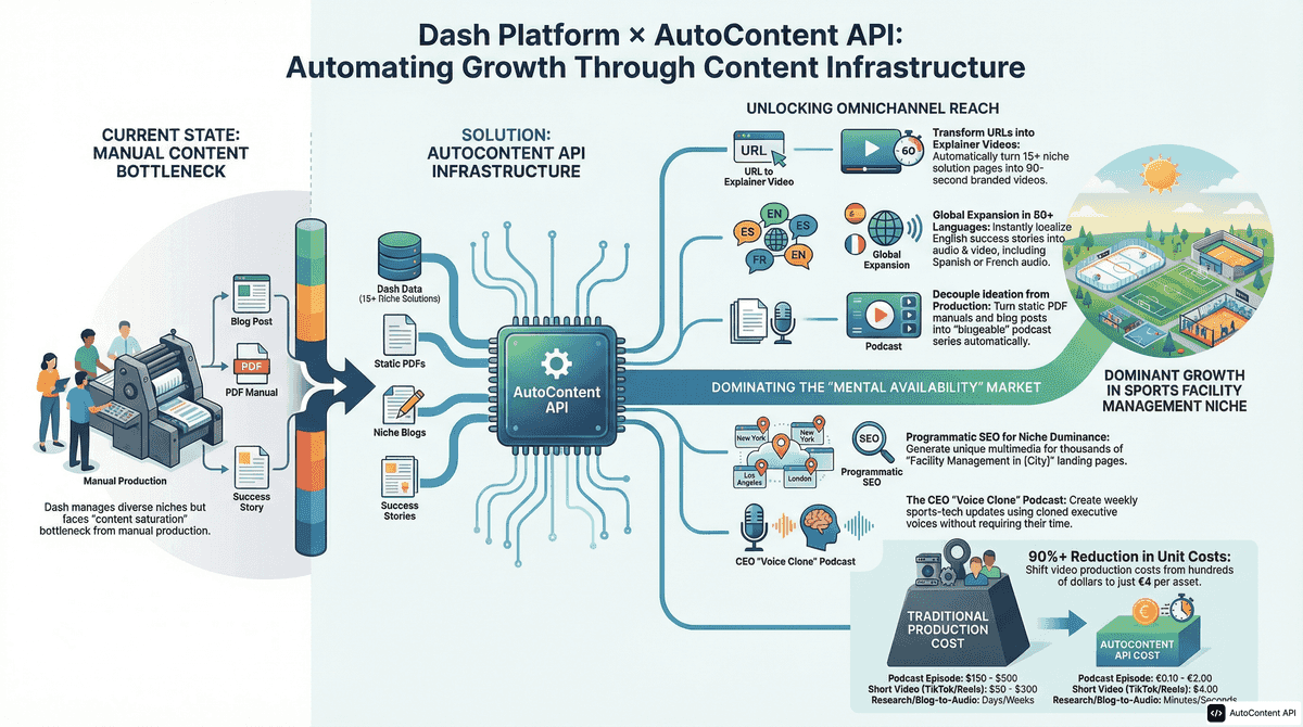 AutoContent API infographic for https://dashplatform.com/