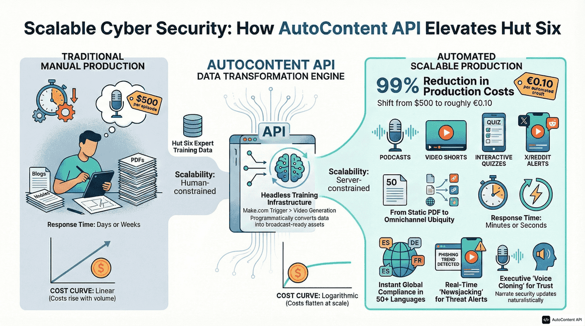 AutoContent API infographic for https://hutsix.io/