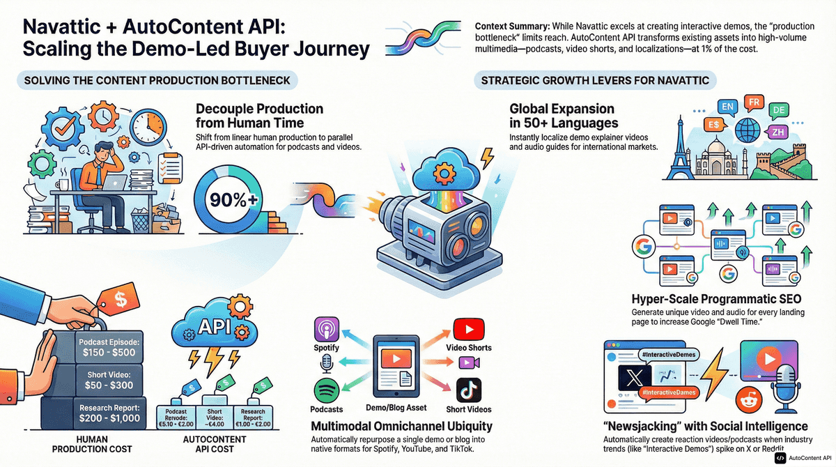 AutoContent API infographic for https://navattic.com/