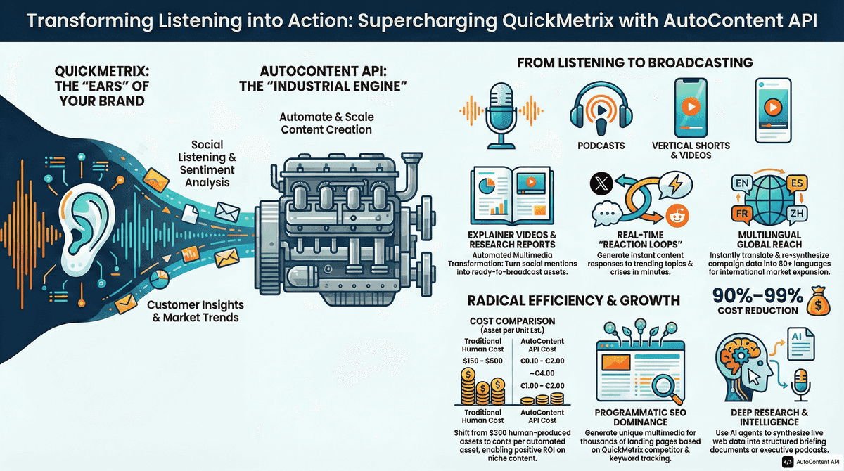 AutoContent API infographic for https://quickmetrix.com/