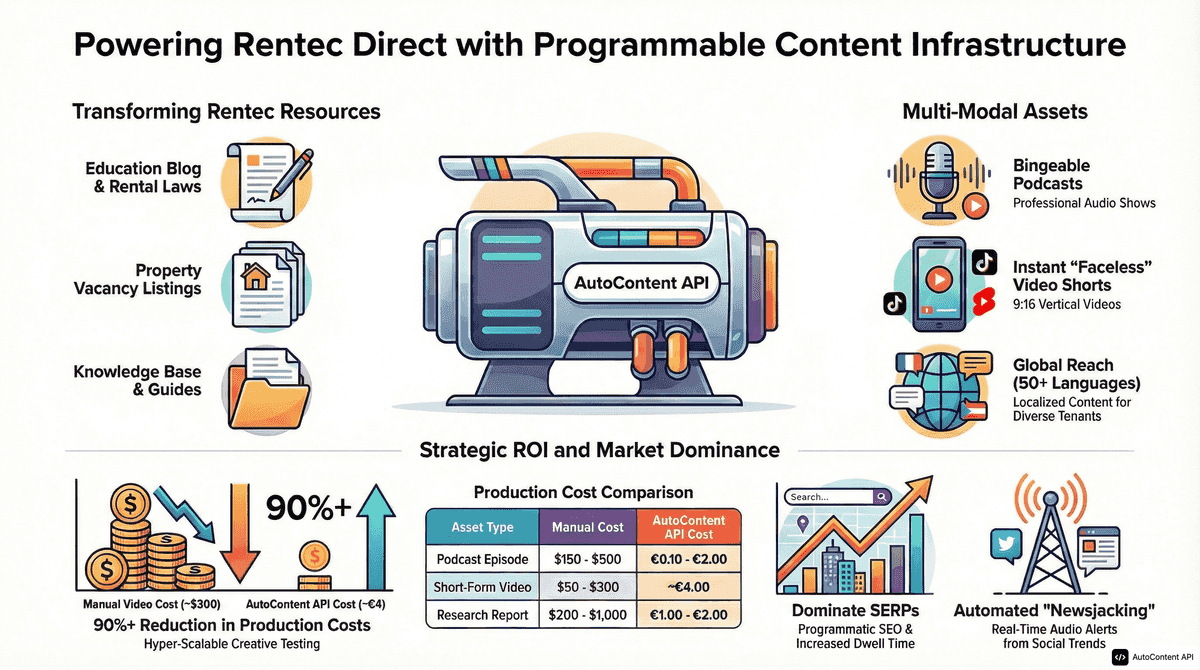 AutoContent API infographic for https://rentecdirect.com/