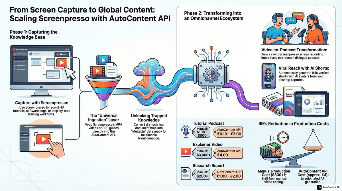 AutoContent API infographic for https://screenpresso.com/
